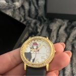 Betsey Johnson  Black and Gold Women's Watch Photo 2