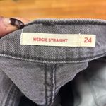 Levi's Levi’s Gray Wedgie Straight Coastal Cowgirl Preppy Minimalist Cheeky Jeans 24 Photo 8