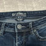 Silver Jeans Silver Aiko Kick Flare Dark Wash Crop Capri Jean Women 27 (30X22) Low Rise Denim Photo 3