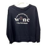 Fifth Sun NEW Wine Christmas Fleece Ugly Holiday Sweatshirt size L Jr. Photo 2