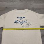 Women's Midnight Sweatshirt Cream size 2XL Graphic Pullover Long Sleeve Photo 3
