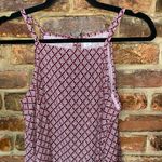 Old Navy  Burgundy White Sleeveless Blouse Women's Size Small Photo 1