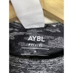 AYBL  Evolve Seamless Camo Long Sleeve Crop Top Sz S Black Gray Compression‎ Photo 5