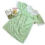 Vintage La ti fashion lingerie cottagecore floral print green gown Size M Photo 10