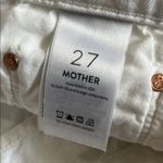 MOTHER The Loosey Fray Short Size 27 White Photo 10