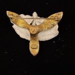 Joan Rivers  Vintage Yellow Orchid Brooch Photo 1