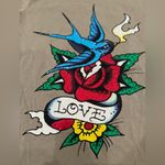 Ed Hardy  with rhinestones T shirt Photo 2