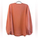 JODIFL Pullover V Neck Career Blouse Long Sleeve Mauve Pink Size Small Photo 3