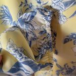 Tommy Hilfiger  Yellow‎ and Blue Floral Blouse Photo 3