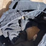 HStyle Womens Shorts Size Medium High Rise Black Jean Cutoffs Denim‎ Button Fly Photo 3