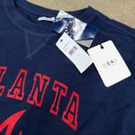 Atlanta Braves NWT sweatshirt sweater corduroy Blue Size XL Photo 2