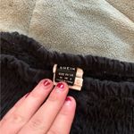 SheIn Black Flowy Shorts Ruffle Photo 1