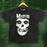 The Misfits The Crimson Ghost Punk Rock Band Mineral Wash T-Shirt Size Large Photo 0