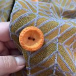 Vintage 70s womens medium large dress jacket and belt brown orange burnt cute ho Photo 7