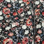 ZARA Quilted Floral Bomber Jacket Coat Women’s Small Photo 3