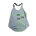 Nike  Dri-FIT “Just‎ Do It” T-Back Tank Top Gray Women’s Size Small Photo 7