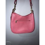 Coach  F72702 Pink Jes Hobo Horse & Carriage Saddle Pebbled Leather Shoulder‎ Bag Photo 5