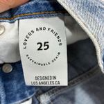 Lovers + Friends NWT Devon High Rise 90s Cut Off Jean Denim Shorts Size 25 Photo 3