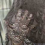 Club Z Collection Black Lace Swim Suit Coverup Hooded Dress Size M Size M Photo 6