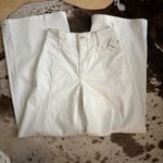 Free People FREE PEOPE WE THE FREE Libre Wide Leg Pants In Island Lights White Size 28 NWT Photo 2