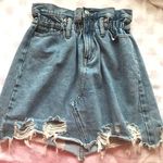 Vestique Paper bag waist denim skirt  Photo 0