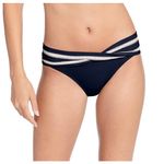 Robin Piccone  Abi indigo‎ ecru twist bikini bottom size Small NEW $98 Photo 0