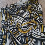 Trina Turk  Rihanna Sun Mokola Palm Ruffle One Shoulder Dress Size 10 Photo 2