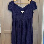 Denim & Supply Ralph Lauren Navy and Red Star Pattern Dress Blue Photo 0