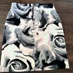 Worthington  gray pink rose print pencil skirt XL Photo 2