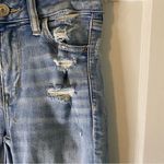 American Eagle  Next Level Stretch Jeans Women's Size 0, Medium Wash High Rise Photo 2