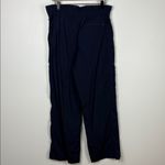 Athleta  Trekkie High Rise Parachute Pants Women’s Size 10 Navy Blue Nylon Hiking Photo 7