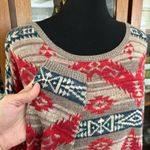 Ralph Lauren Denim & Supply Southwestern Print Lightweight Sweater Red Size M Photo 2