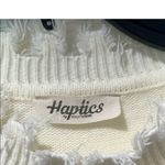 Haptics by Holly Harper sweater White Size L Photo 2