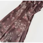 Jones New York Vintage Womens Brown Floral 12 Y2K Dark Fairy Grunge Midi Dress Whimsigoth Photo 2
