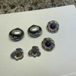 Dress Up Lot Of 3 Statement Vintage / Modern Clip On Clip-on Earrings Photo 3
