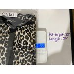 Lands' End Sweater Women XL Knit Cardigan Animal Print Supima Cotton Leopard Photo 6