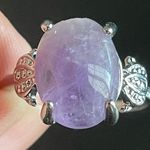 Amethyst Purple ring size 9 Photo 3