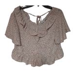 Hayden  Los Angeles Cropped Blouse Small Photo 0