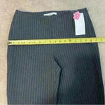 Donna Degnan NWT Women’s Size 2 Black W/ Gray Pin Stripped Straight Leg Slacks Photo 12