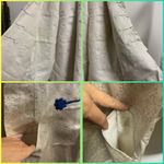 Vintage handmade Chinese jacket Elegant Floral Brocade Jacket pockets medium White Photo 5