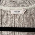 Harper Heritage Cable-Knit Open-Front Patch Pocket Cardigan - Size S Photo 3