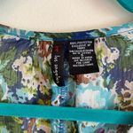 Fire Los Angeles Floral Peplum Blouse Top Lace Detail ~ Women’s Size Small Photo 4