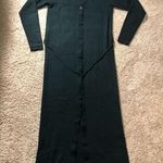 ASOS New DESIGN Maternity knitted midi dress with open collar and tie waist Photo 0