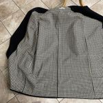 Evan Picone VTG sz 14 Long Black Double Breasted Wool Womens Full Length Coat Photo 8