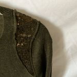 Banana Republic :Olive green/gold accents on shoulders- Scoop neck-Pima cotton-XS Photo 4