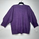 Liz Claiborne Women's Sweater Size Xl Purple 3/4 Puff Sleeve Pullover - NEW Photo 9