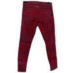 J Brand Skinny Leg Red Brocade Jeans size 26 Baroque NWT Ron Herman Photo 7