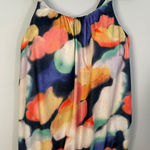 NWT Cacique Swim Abstract Print Lightly Lined No Wire Tankini Top Size 18 Blue Photo 0