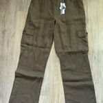 Michael Stars bobbi high rise olma cargo linen pant Photo 1