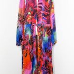 Torrid  Chiffon Tie-Front Pleated Kimono Duster – 4X (NWT) Photo 0